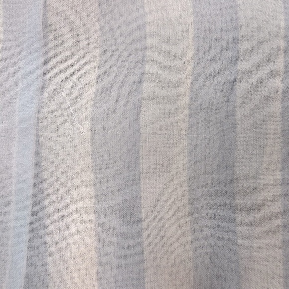 Joie sheer 100% silk stripe blouse. - Picture 6 of 6